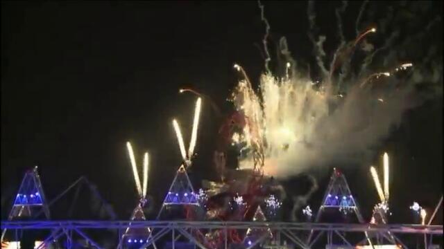 Церемония по Закриването на Олимпийски Игри Лондон - Fireworks - 2012 Olympic Closing Ceremony