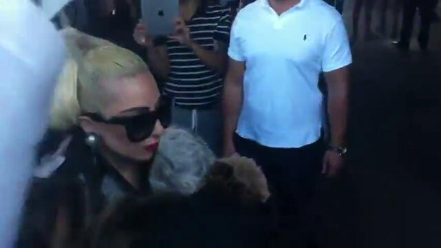 Lady Gaga - Bulgaria  Лейди Гага - Невероятна и Мистериозна Пристигна в София!