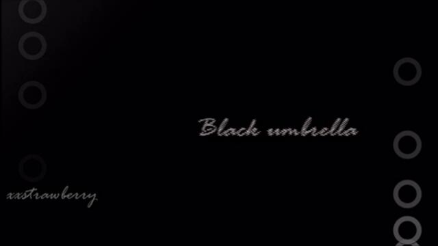 Black umbrella
