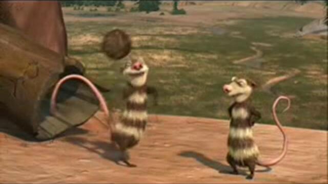 Анимация - Ice Age Луди Каскади - Опосуми