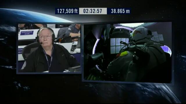 РЕКОРД! Felix Baumgartner лети с 1 200 km/h от ръба на Космоса [FULL VIDEO]