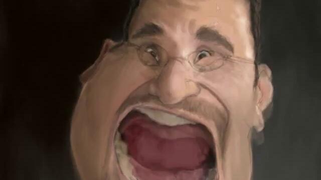 Майк &quot;Устата&quot; Матюсоу - (Mike The Mouth Matusow) в Забавно и Весело - Speed Painting (Бързо Рисуване)