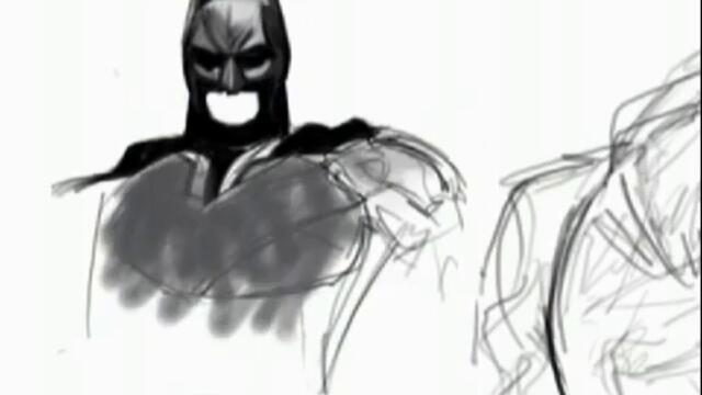 The Dark Knight в Забавно и Весело - caricature - Speed Painting (Бързо Рисуване)