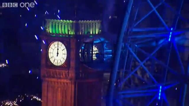 Честита Нова Година - London Fireworks on New Year's Day  - New Year Live - BBC One