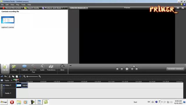 Как да си направим цензура с Camtasia Studio 7 [hd 720p]