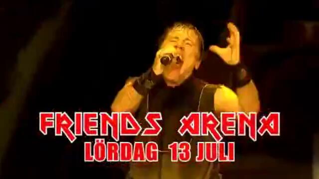 NEW!IRON MAIDEN - Maiden Tour 2013 -13 july at Stockholm Trailer