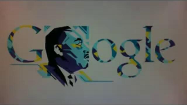 Martin Luther King Jr. Google Doodle. Illuminati Илюминатите - Freemason Symbolism {MIRRORED}