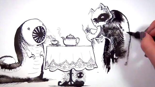Едуард Гори - Парти Чудовища - Monster Tea Party
