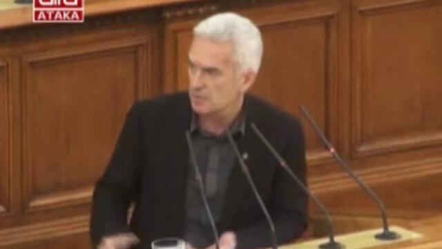 Изявление на Волен Сидеров в Народното събрание дебати по оставката на Борисов 21.02.2013г