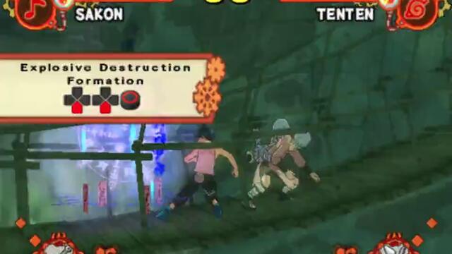 Naruto Ultimate Ninja 5: Sakon vs Tenten [Classic]