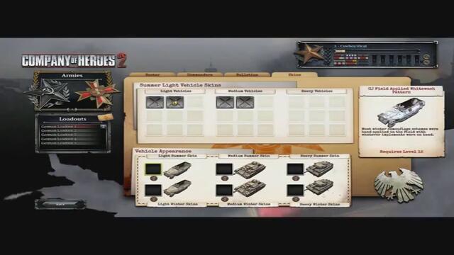 Company of Heroes 2 Beta Costumization Overview