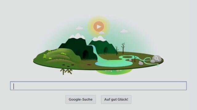 Ден на Земята - 22 Април 2013 - Earth Day 2013 Google Doodle