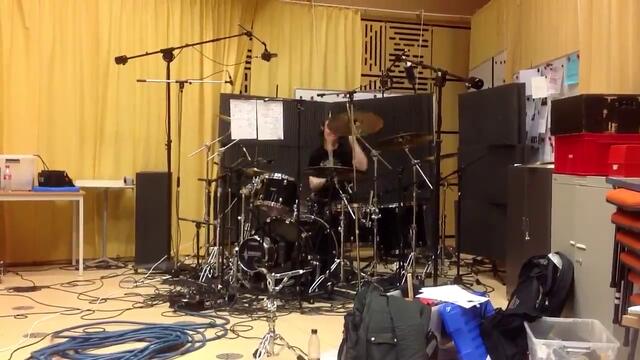Mike drumming for new album - Within Temptation