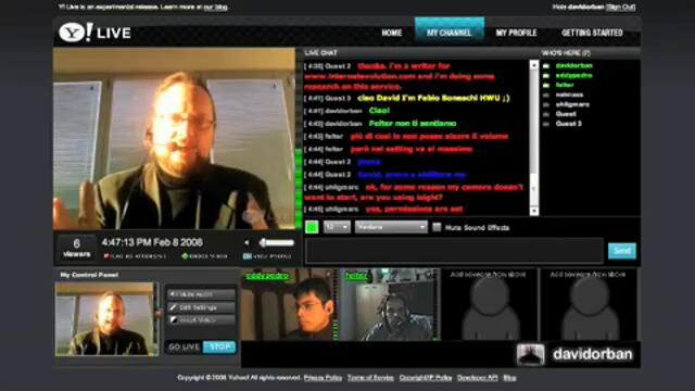 Каналите на Yahoo ! Live  -  Experiment with Yahoo! Live