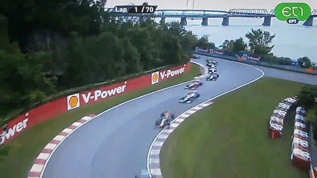 Formula 1 Grand Prix Montreal Canada START 9-6-2013