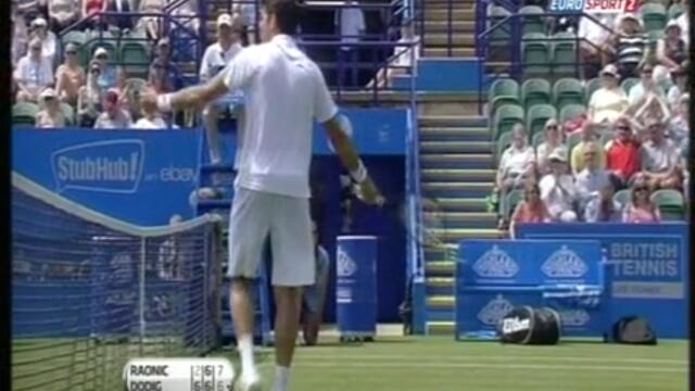 Милош Раонич отпадна във втория кръг в Ийстбърн