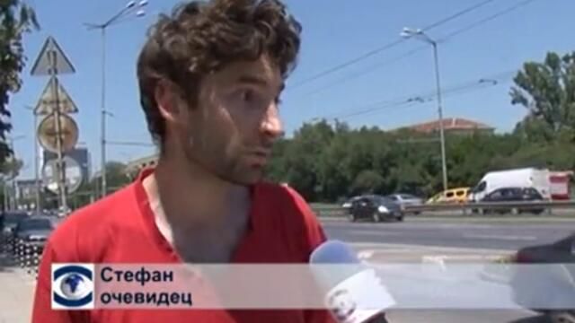 Тежка катастрофа блокира движението на Цариградско шосе