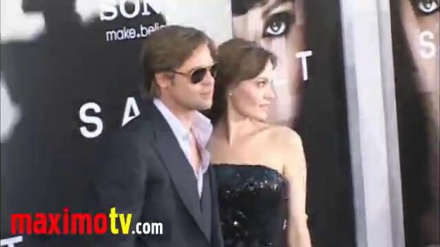 Angelina Jolie and Brad Pitt TOGETHER at SALT Premiere