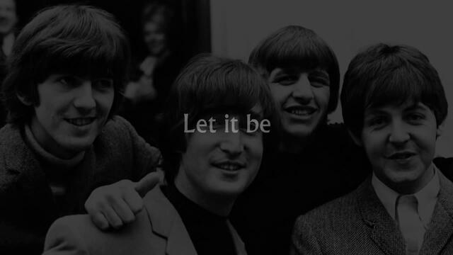 The Beatles - Let It Be [lyrics]