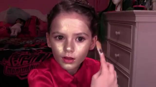 Jinafire Long Monster High Doll Costume Makeup Tutorial for Cosplay or Halloween