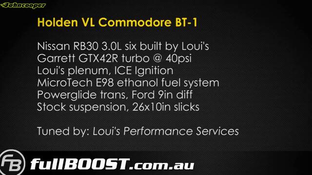 Holden Commodore Vl Bt1 Rb30 Turbo