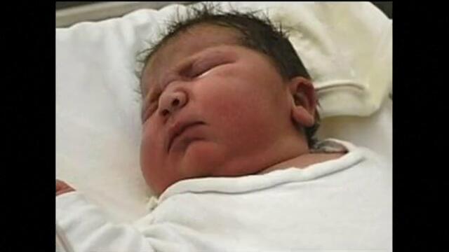 Най-тежкото бебе в Испания тежи 6,2кг.