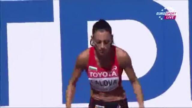 11.08 Ивет Лалова е на полуфинал на 100 метра - Световно първенство Москва 2013