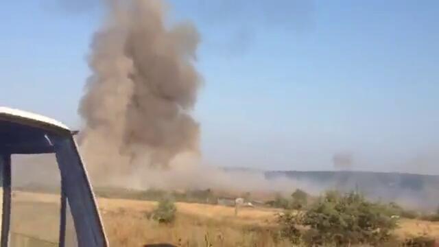 Ексклузивни кадри от взривът на цистерната край Езерово