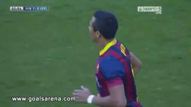Барселона - Леванте 7:0 (1 кръг от Ла Лига) 18.08.2013