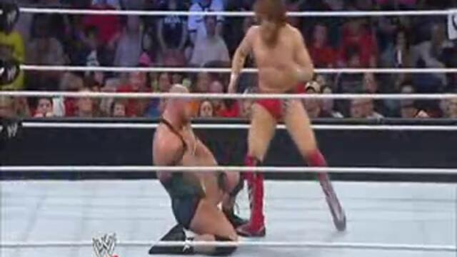 Daniel Bryan бива разкъсан от Orton и The Shield ( Big Show пак го е бъз да помогне ) - 30813 vs H