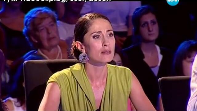 Момичето, което разплака журито и публиката на X Factor 2 Bulgaria (13.09.2013)