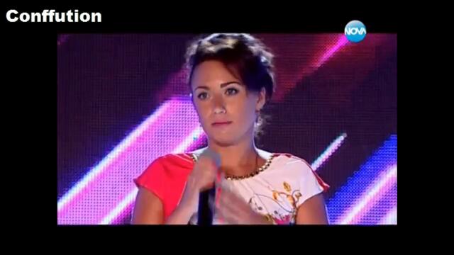 The X Factor Bulgaria ! (2013) Виктория - Обещай ми любов  Страхотно изпълнение ..