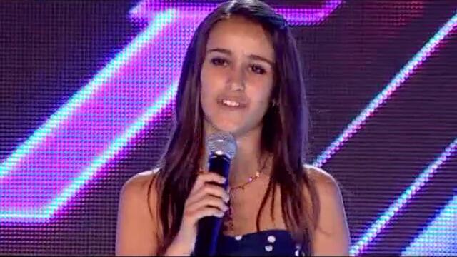 The X Factor Bulgaria ! (2013) 15-годишната Ана-мария разплака журито ..