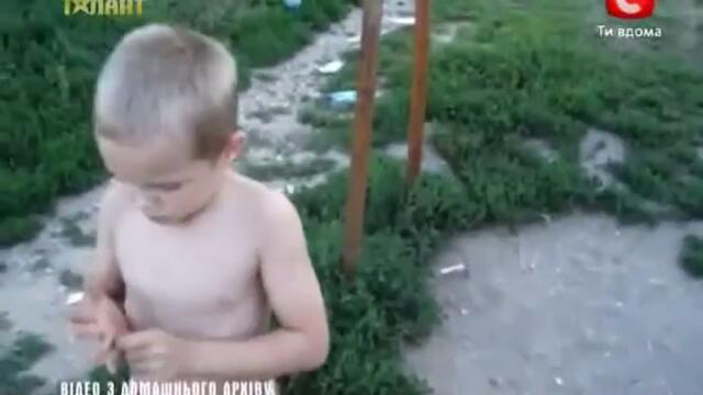 7 Годишно момче смая всички - Украйна Търси Талнт