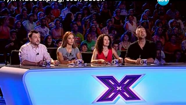 Млад мъж изуми журито и публиката на X Factor 2 Bulgaria (20.09.2013)