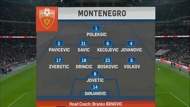 Световна квалификация: Англия - Черна Гора 4:1