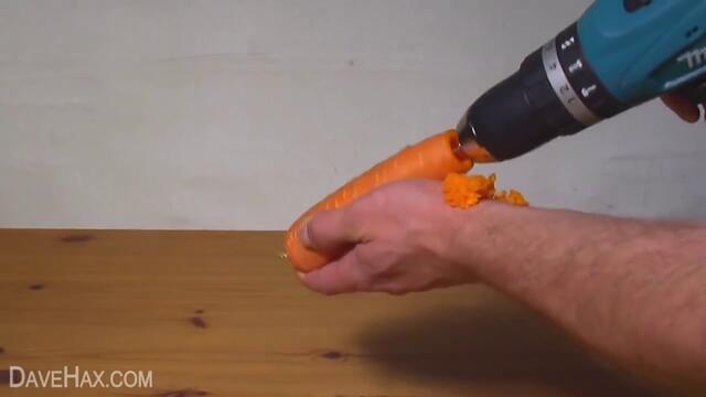 Как се прави яка свирка от морков - Ocarina
