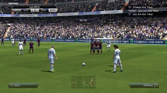 Fifa 14 | Gareth Bale Fk Goal 38 Yds |