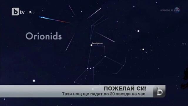 Внимавайте да не пропуснете поредния звездопад