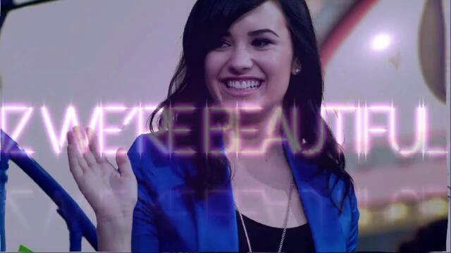 New! Demi Lovato - Neon Lights (Official Lyric Video)