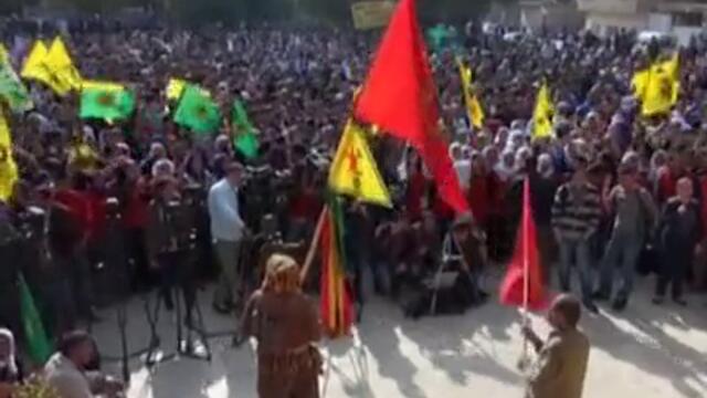 Турските кюрди се бунтуват срещу изграждането на стена на границата със Сирия