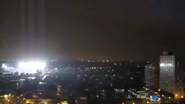 Една приближаваща се буря в Чикаго