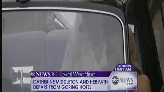 Сватбата  -  Royal Wedding Coverage 2011_ Kate Midn Arrives at Westminster