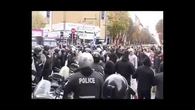 CSKA - Levski - Ultras CSKA SOFIA ! Procession and choreography! 16.11.2013 - www.uget.in