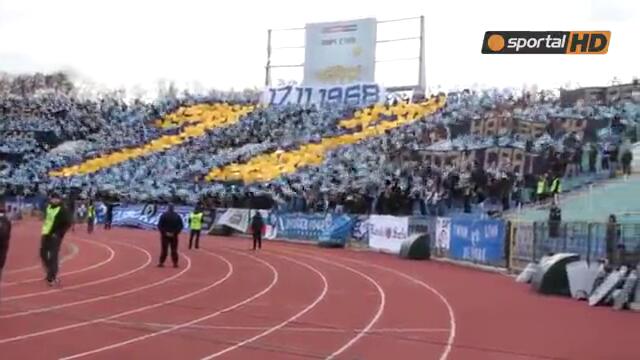 7:2 - Хореографията на Левски срещу Цска ! 16.11.2013