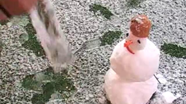 Финдо преправя снежния човек - Биг Брадър 2013