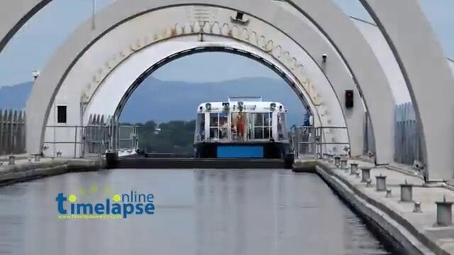 Първият действащ асансьор за кораби