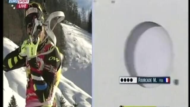 Мартен Фуркад триумфира в преследването в Хохфилцен