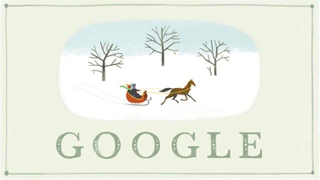 Весели Празници ! Google Doodle 2014