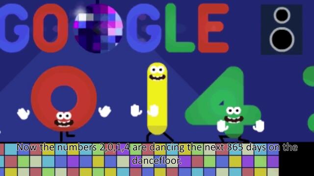 New Year 2014 - Google Doodle
